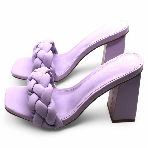 Madden Girl Women S Gracy Braided Mule Sandals - Picture 6 of 8